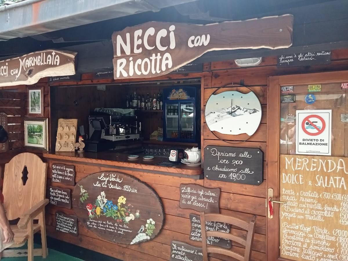 Menu di Ristorante Laghetto Verde 