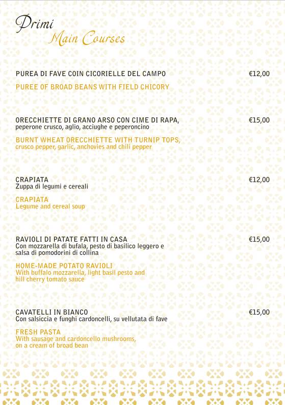 Menu di Ristorante Soul Kitchen 