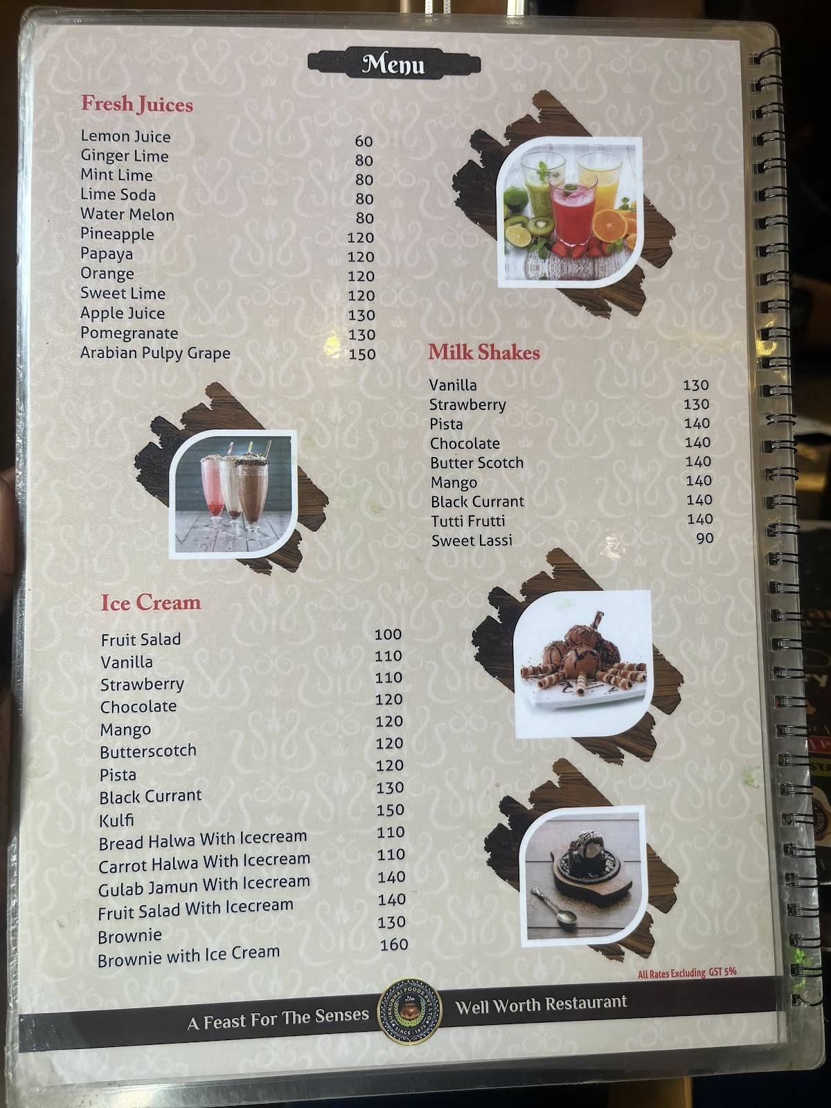 SUKKUBHAI BIRYANI - MULTICUISINE RESTAURANT - Thousand Lights menu