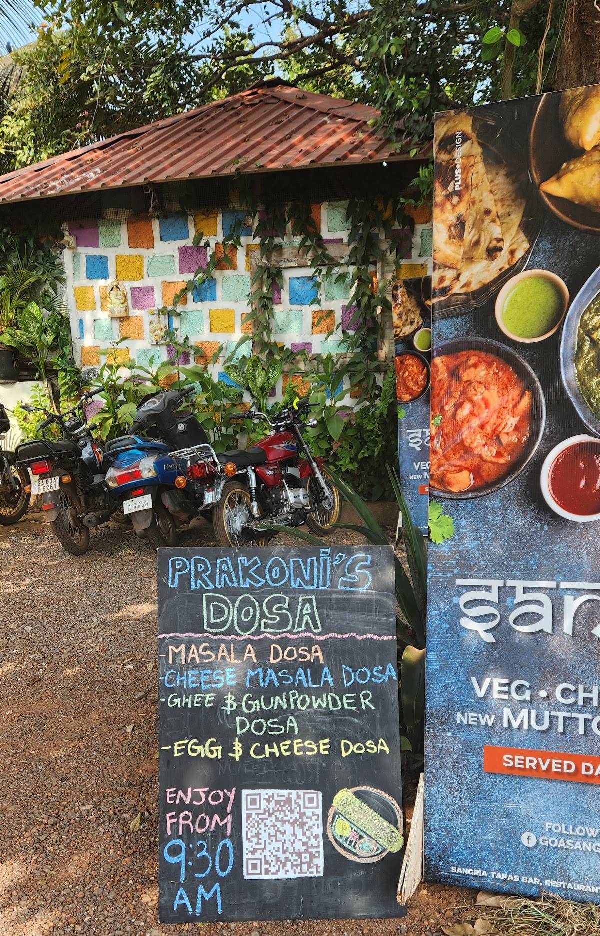 SANGRIAGOA menu