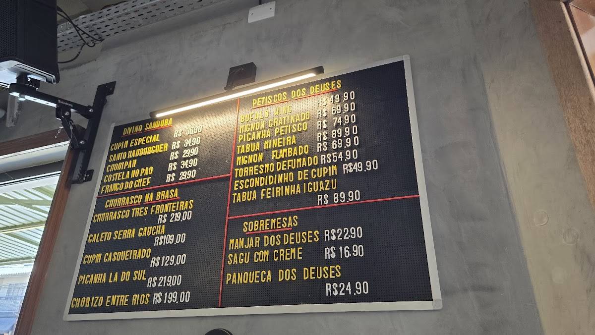 Santo Cupim - Botequim e Restaurante cardápio