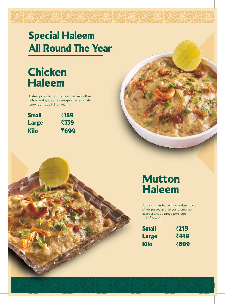 Sharief Bhai Biryani Koramangala menu