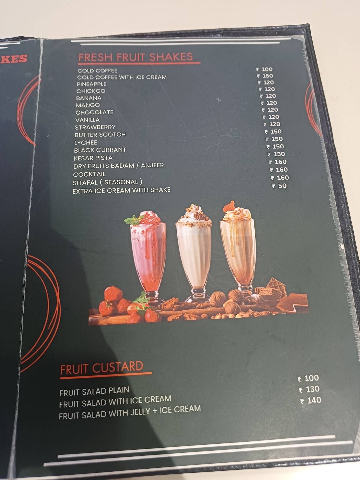 Shree Ganesh Sagar menu