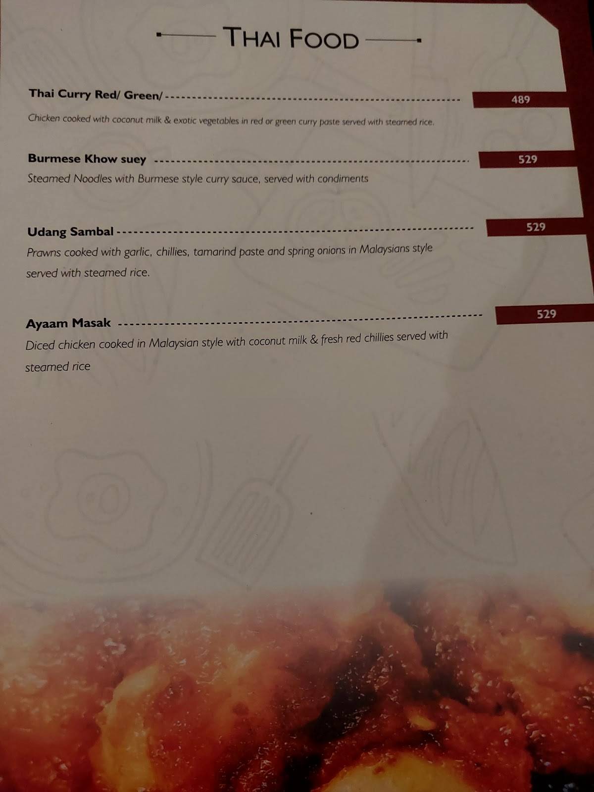 Sofra Culture Cuisine menu