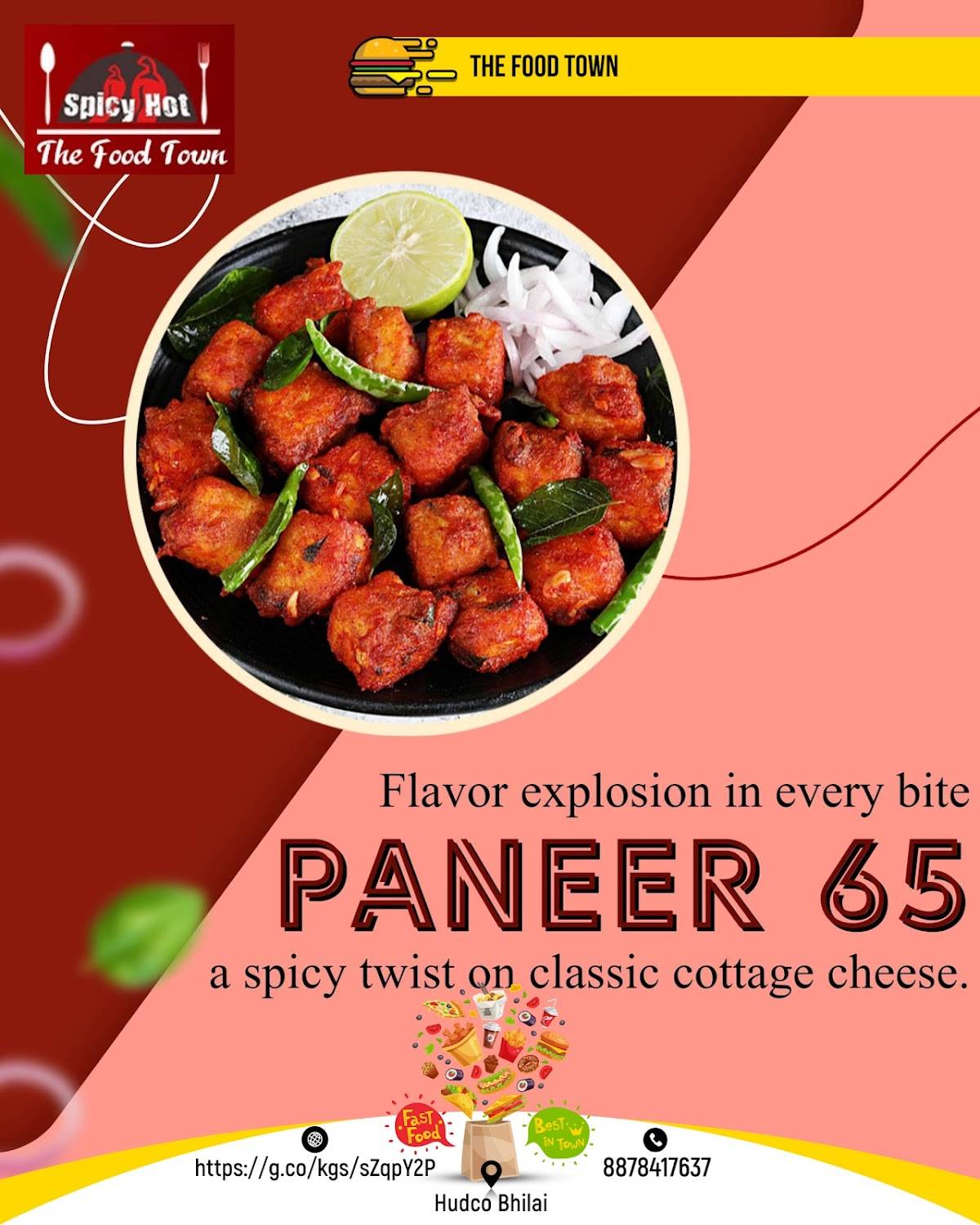 (Spicy hot )The Food Town menu