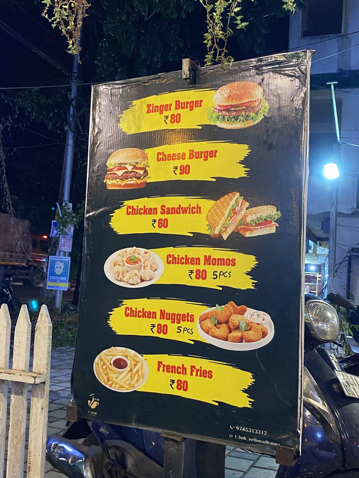 T HUb menu
