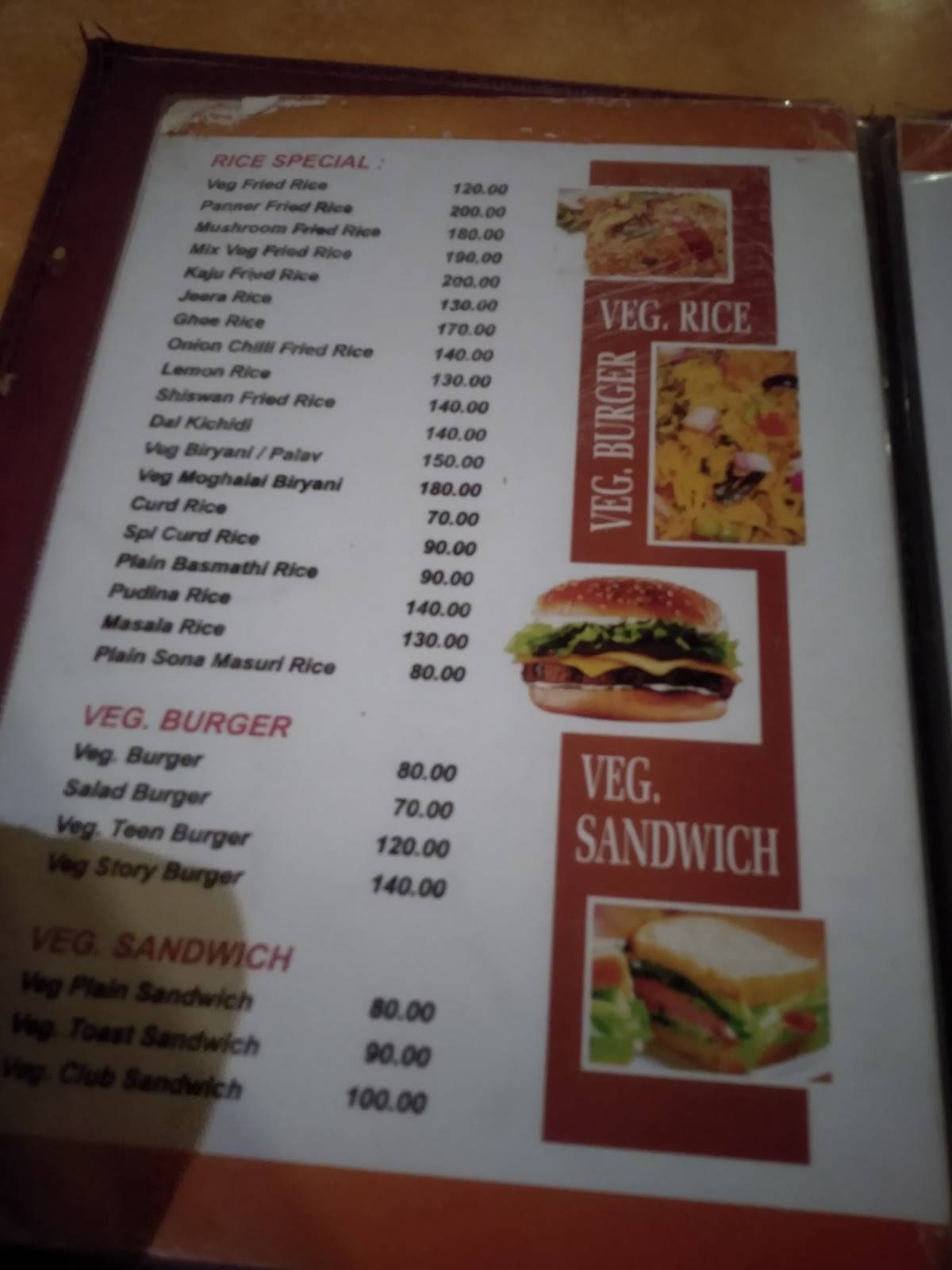 Menu at THE HOT BREADS, Ballari