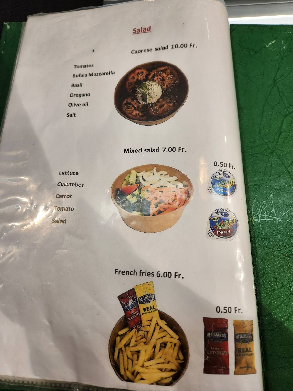 Menu di Take Away 191 