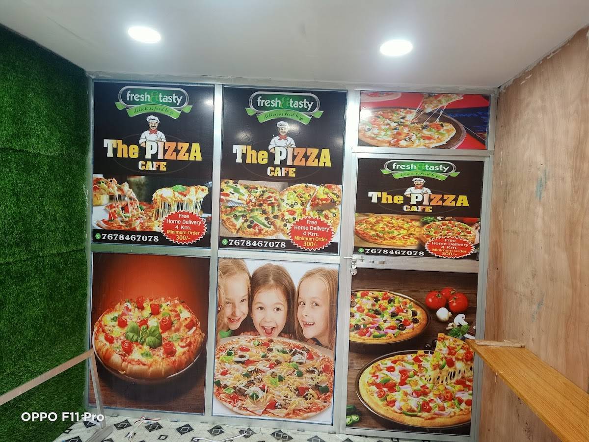 The pizza cafe menu