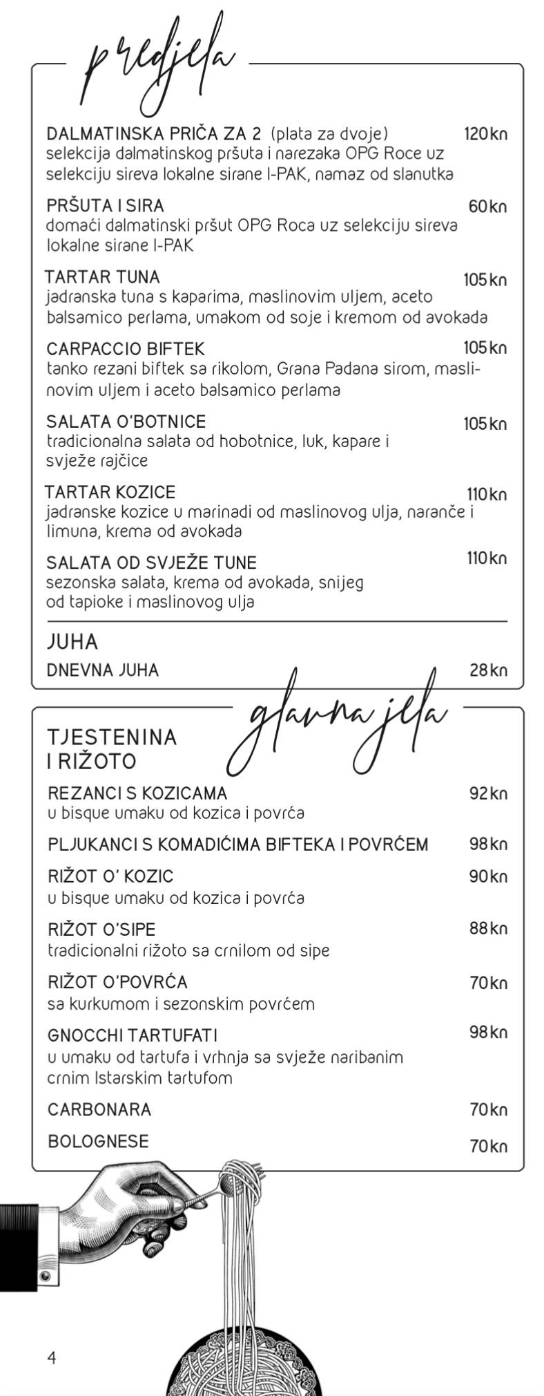 Menu di Tony Pizza & Restaurant 