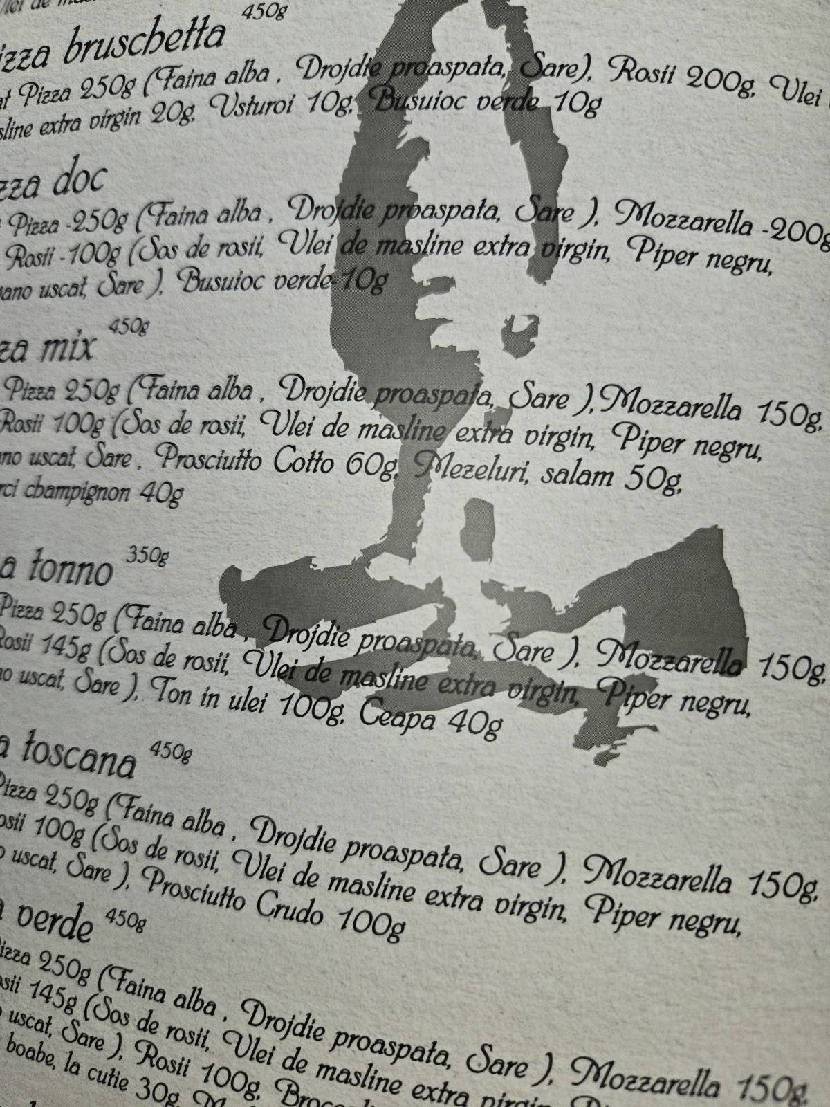 Menu de Restaurant Toscana Constanta