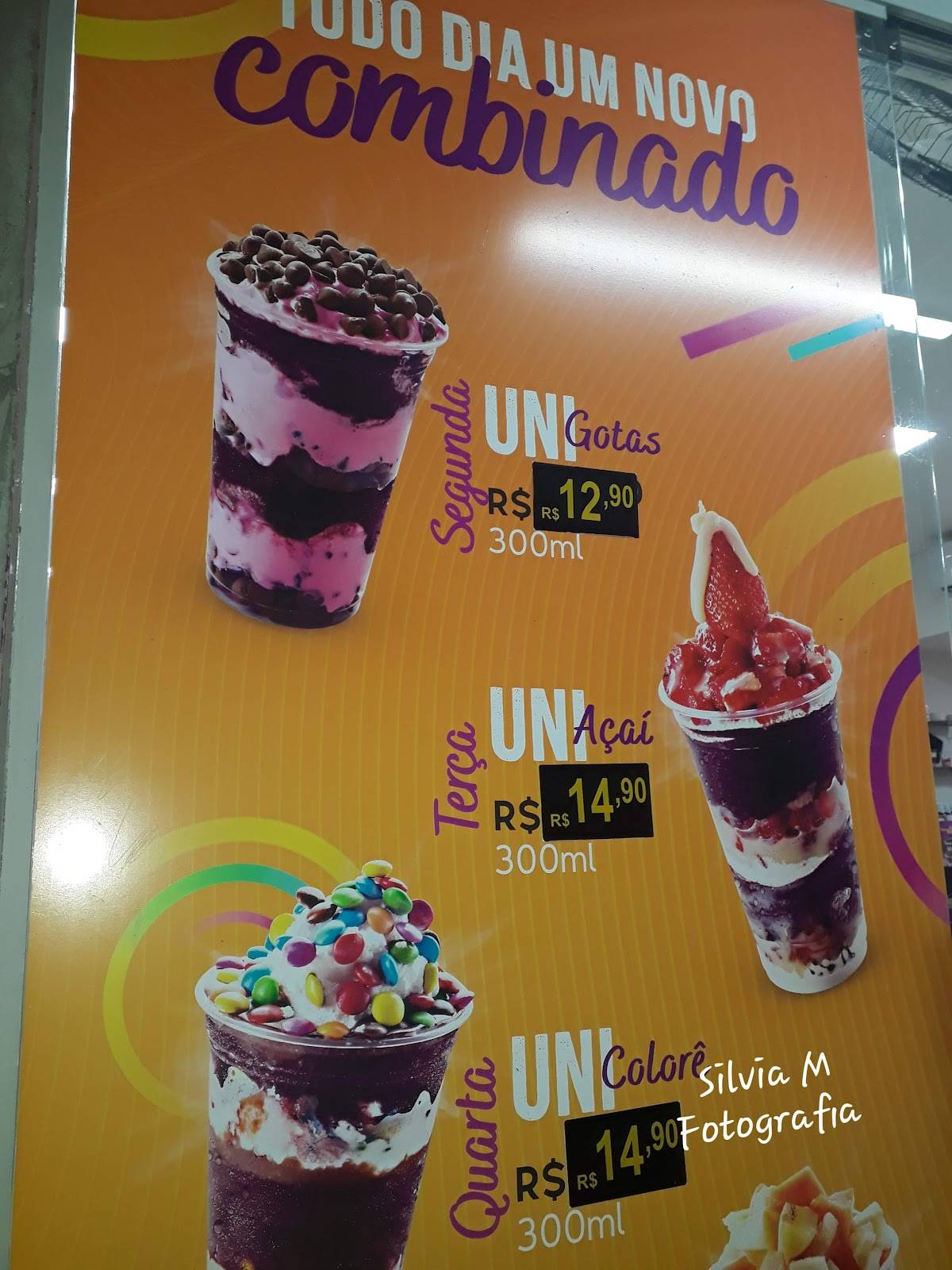 Uni Açaí cardápio