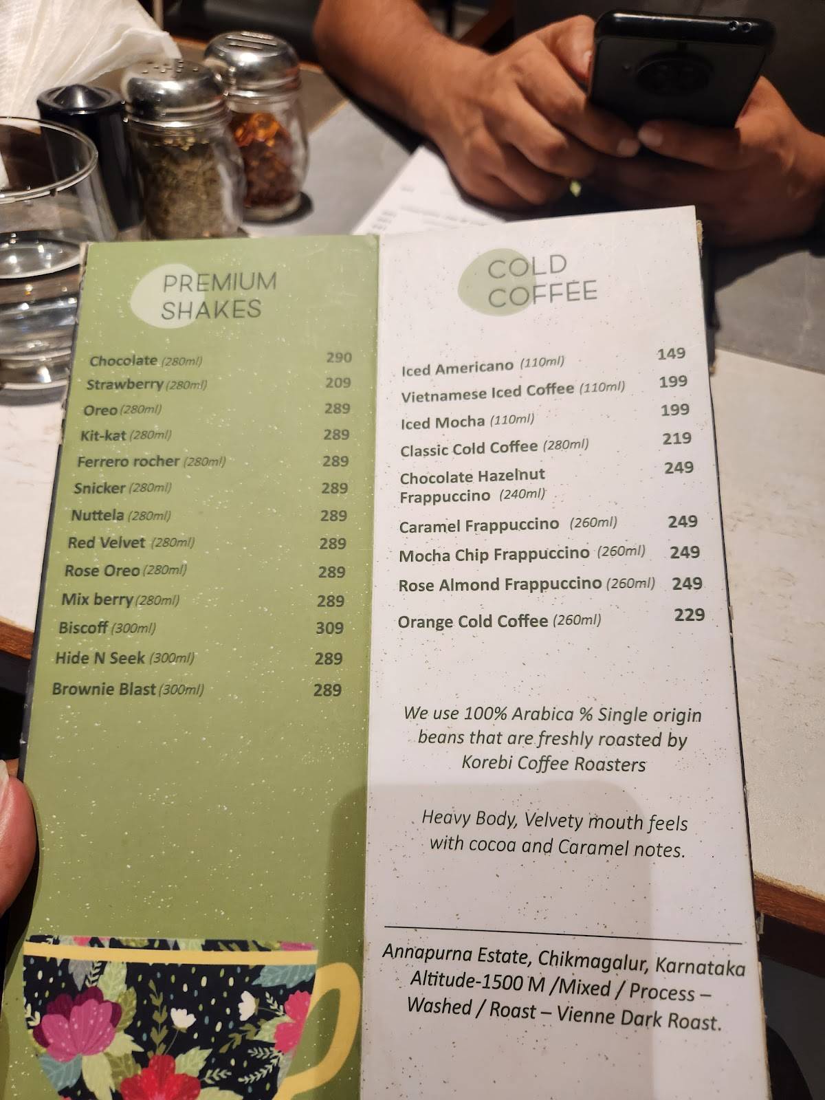 VARIETEA VADODARA menu