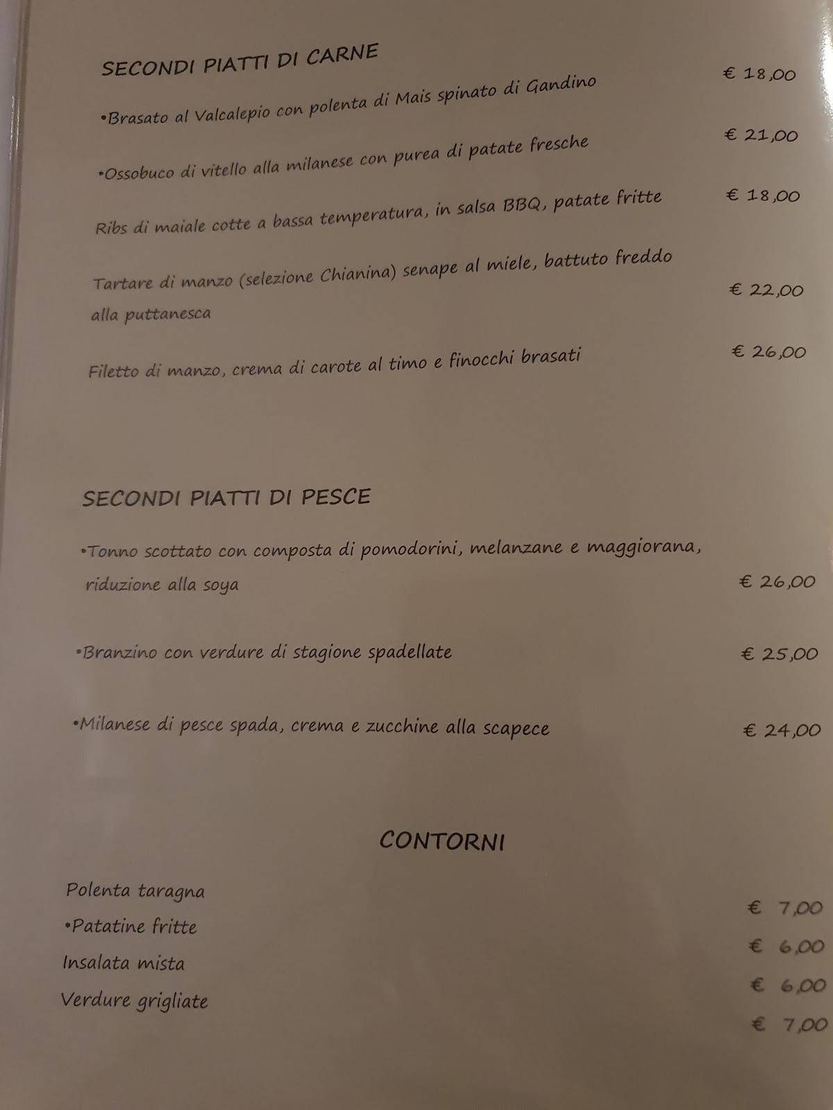 Menu di Vox 