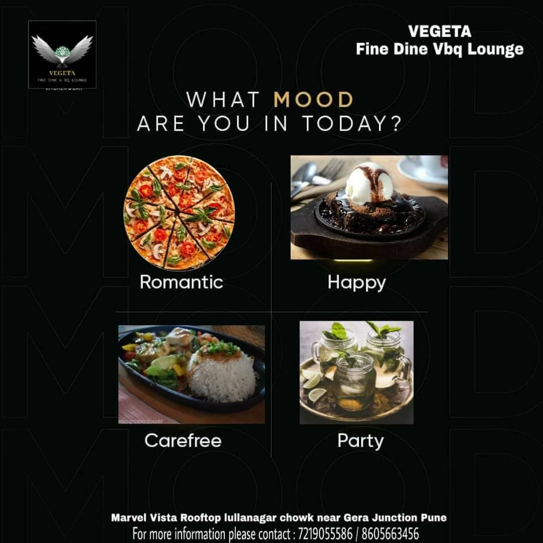 Vegeta - Fine Dine & LOUNGE menu