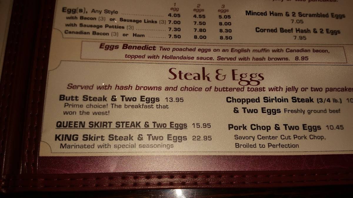 Menu at The View Restaurant, Bridgeview