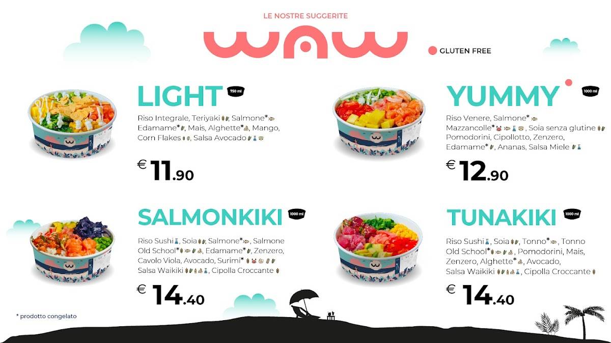 Menu di Waikiki Hawaiian Food - Roma Termini 