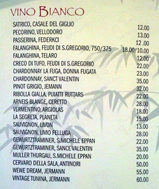 Menu di Yoshi - Ristorante Giapponese Roma 