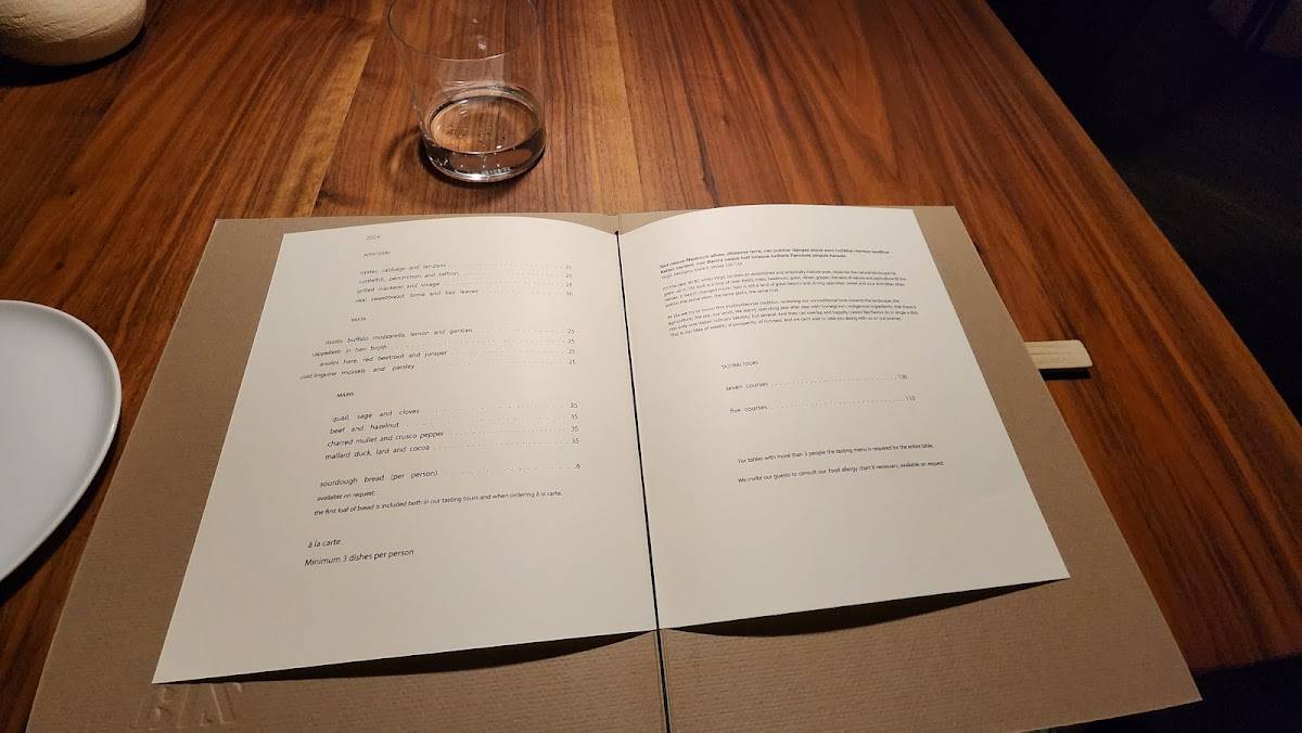 Menu di Zia Restaurant 