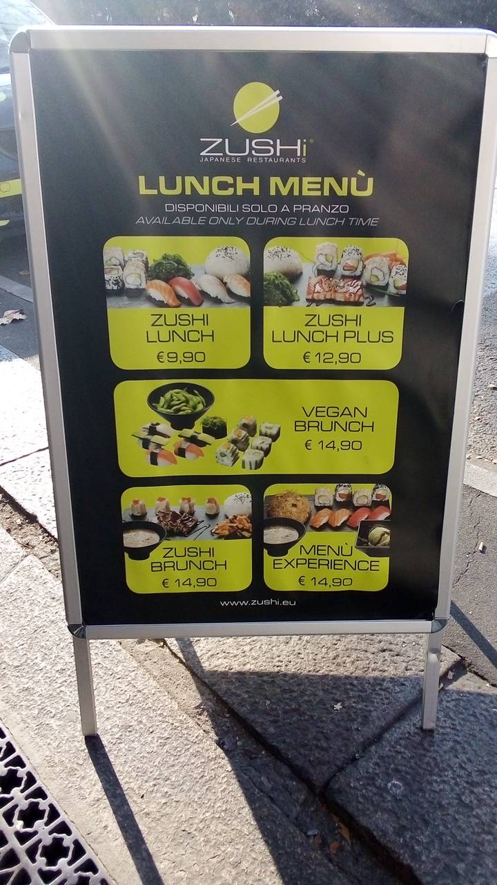 Menu di Zushi 