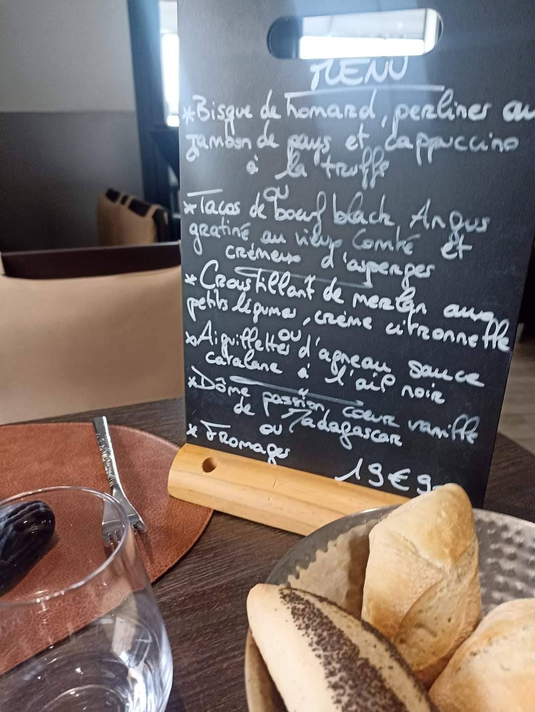 Restaurant de la Tour Montady menu