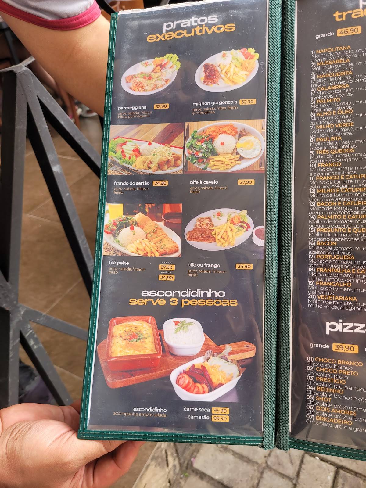 Restaurante 277 cardápio