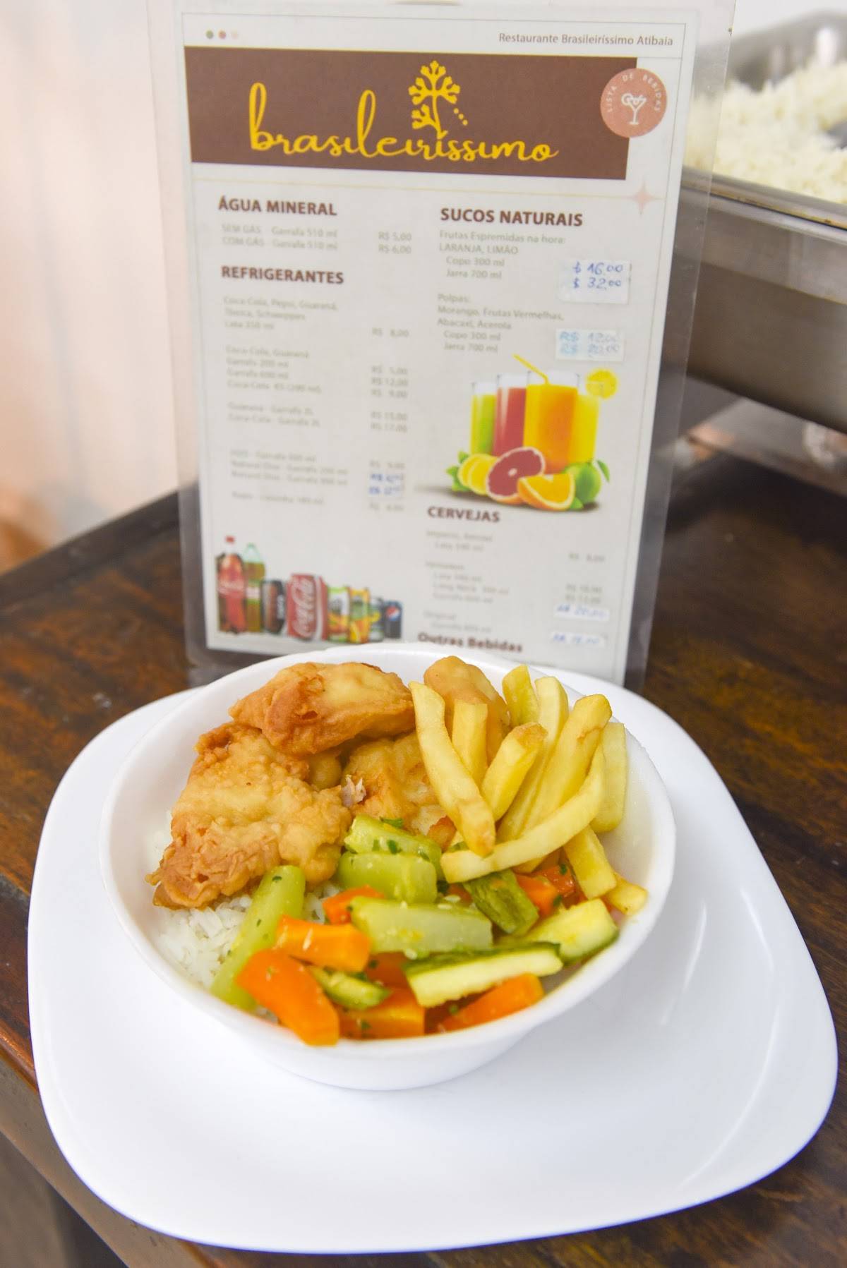 Restaurante Brasileiríssimo cardápio