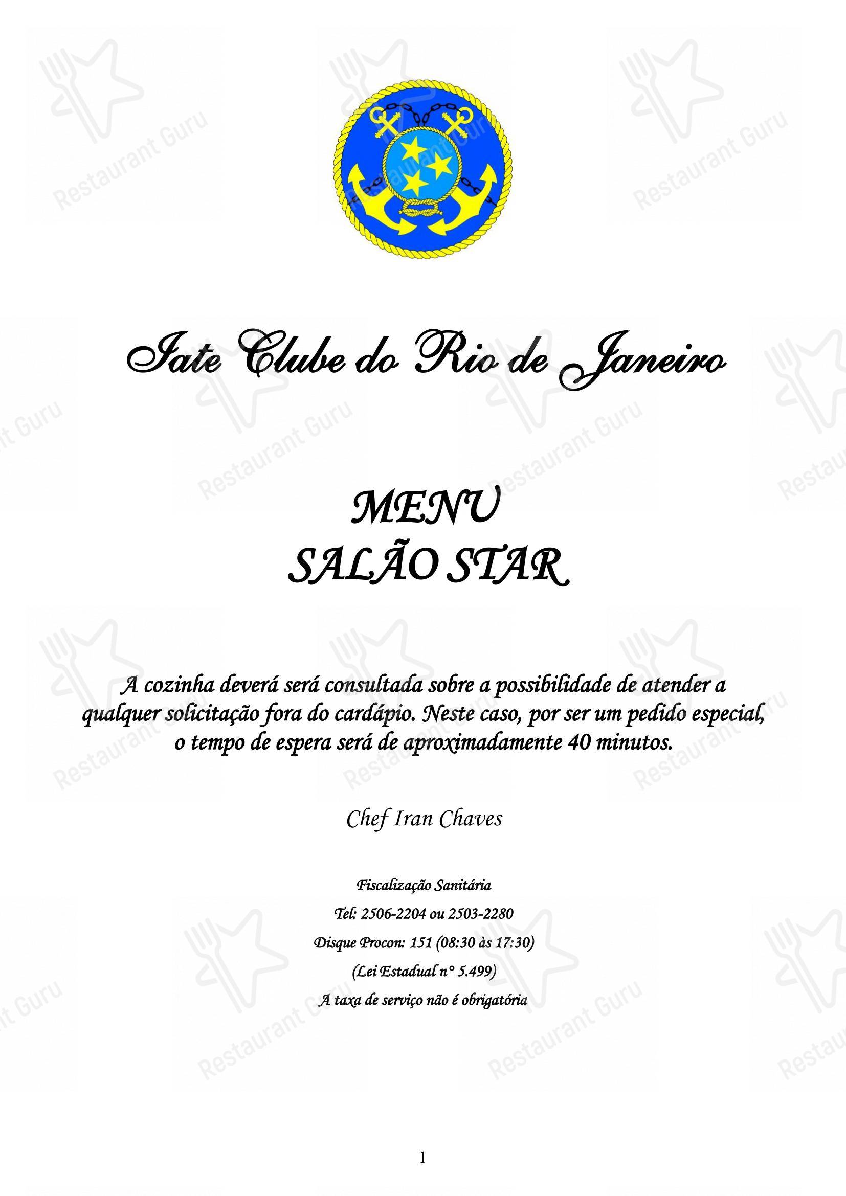 Основное меню para Restaurante Convés restaurante