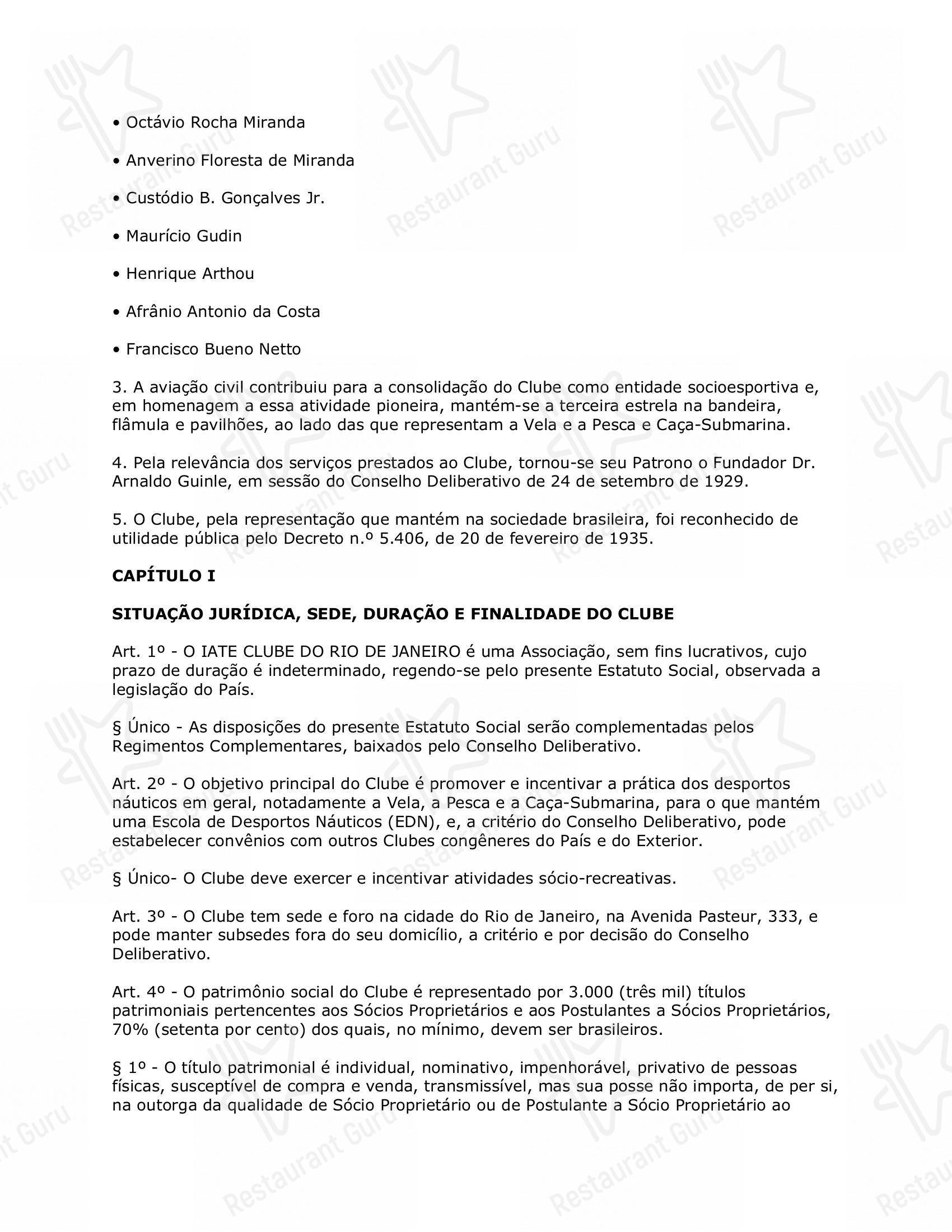菜单 para Restaurante Convés restaurante