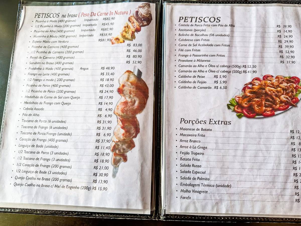 Restaurante Esquina da Picanha cardápio