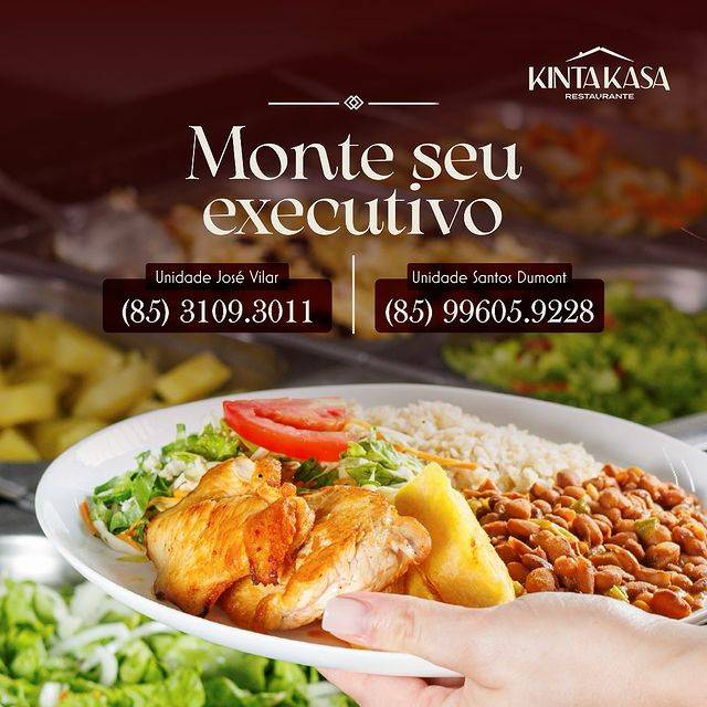 Restaurante Kinta Kasa Self-Service José Vilar Fortaleza Ce cardápio