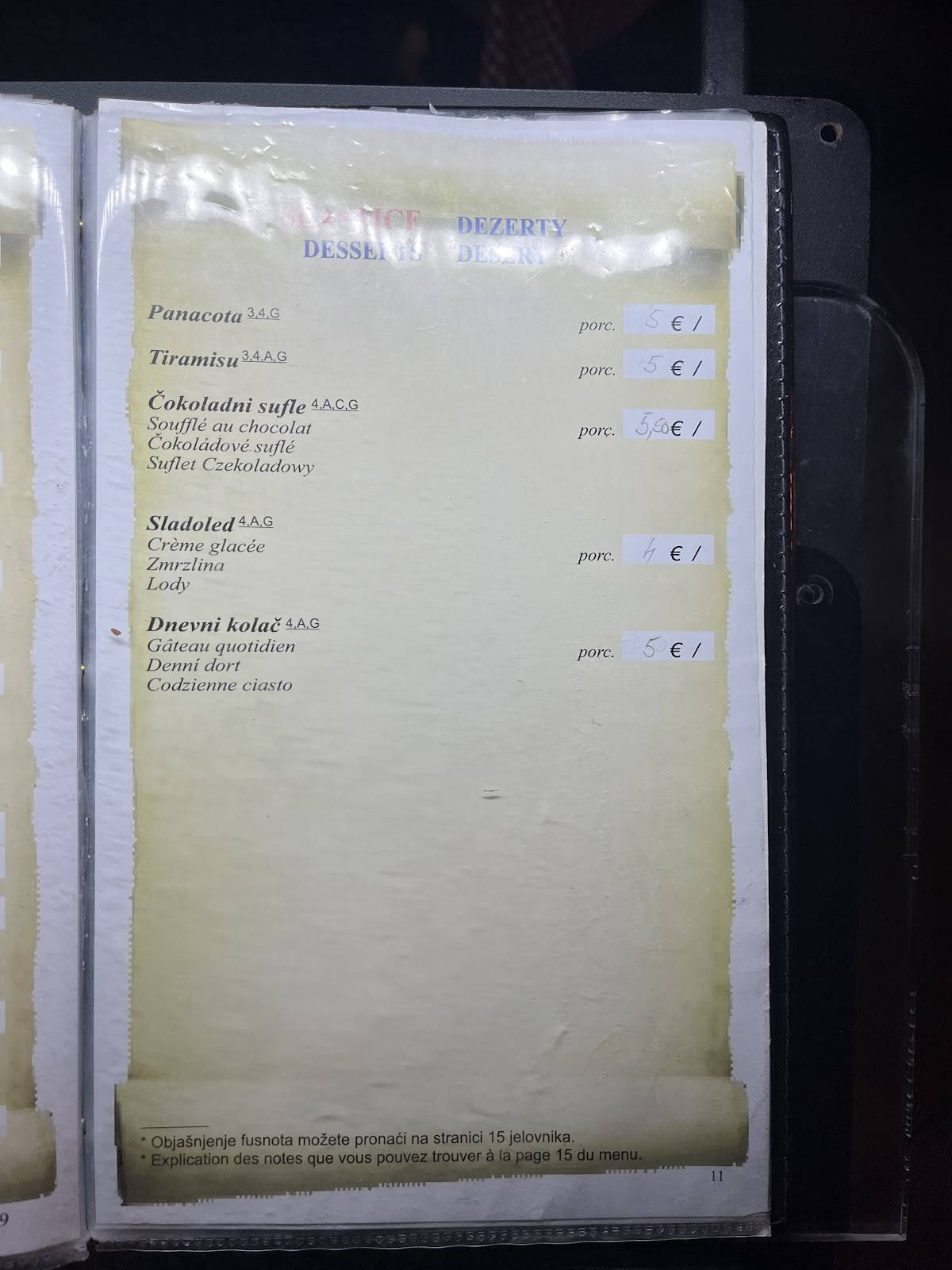 Menu di Restoran Kangarol 