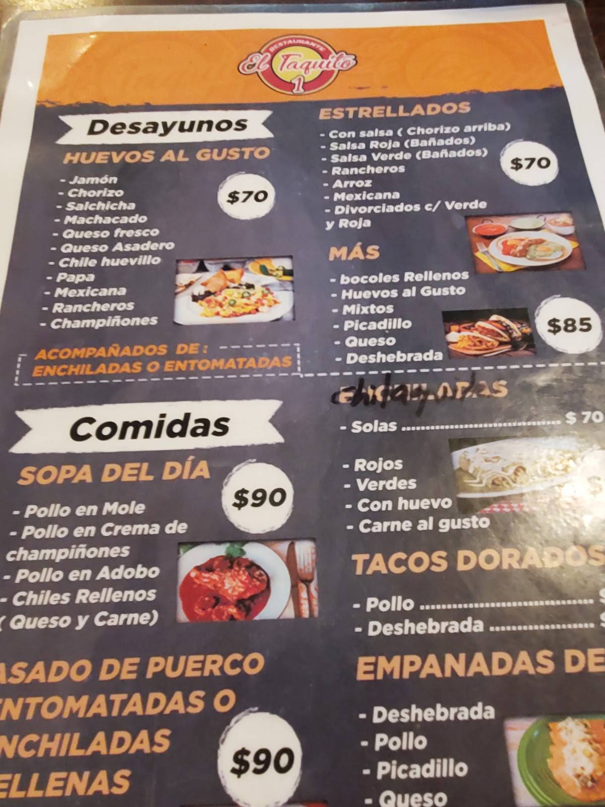 El Taquito Mexican Restaurant Shepherd Menu 40 - m0jivur