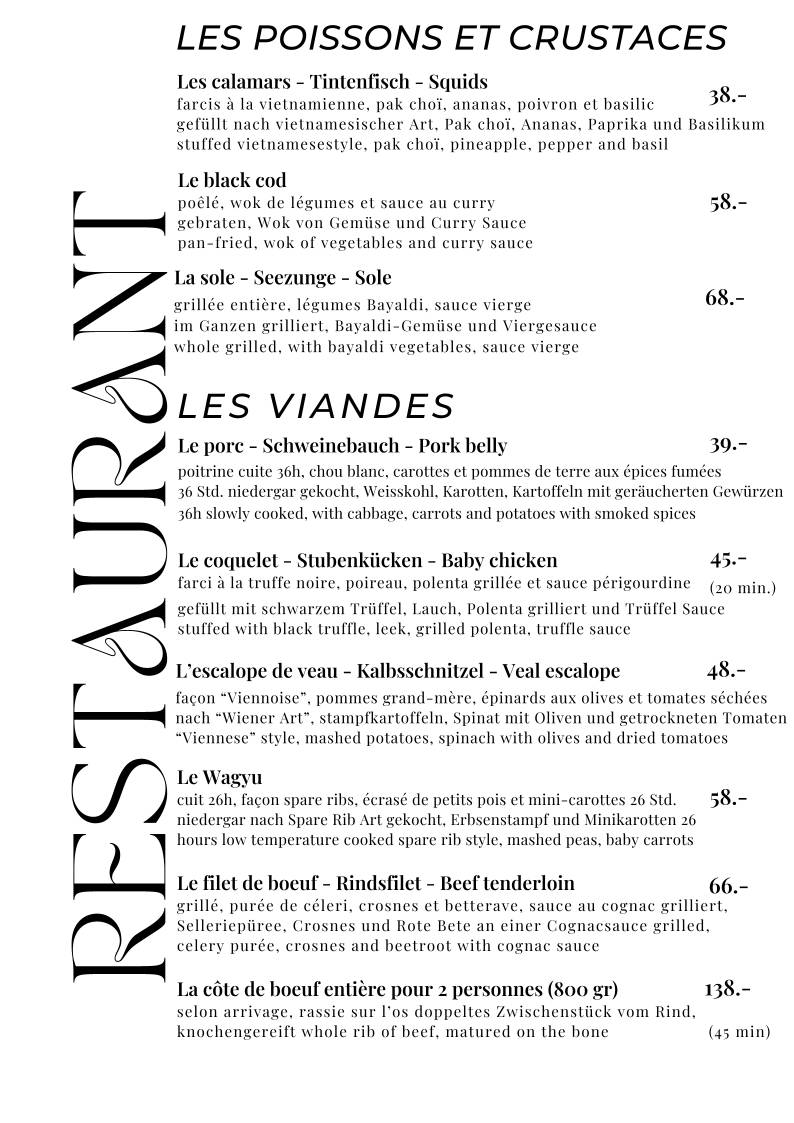 Menu di Rialto 