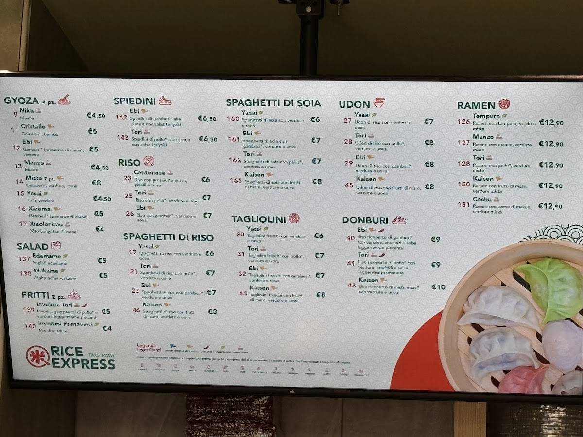 Menu di Rice Express 