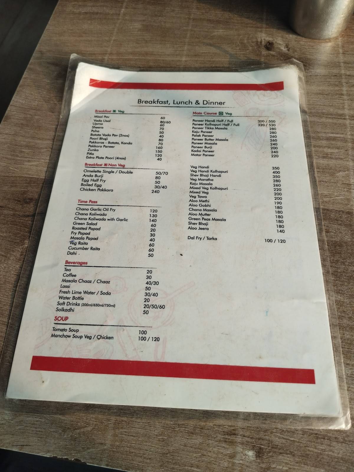 Riddhesh River Side menu