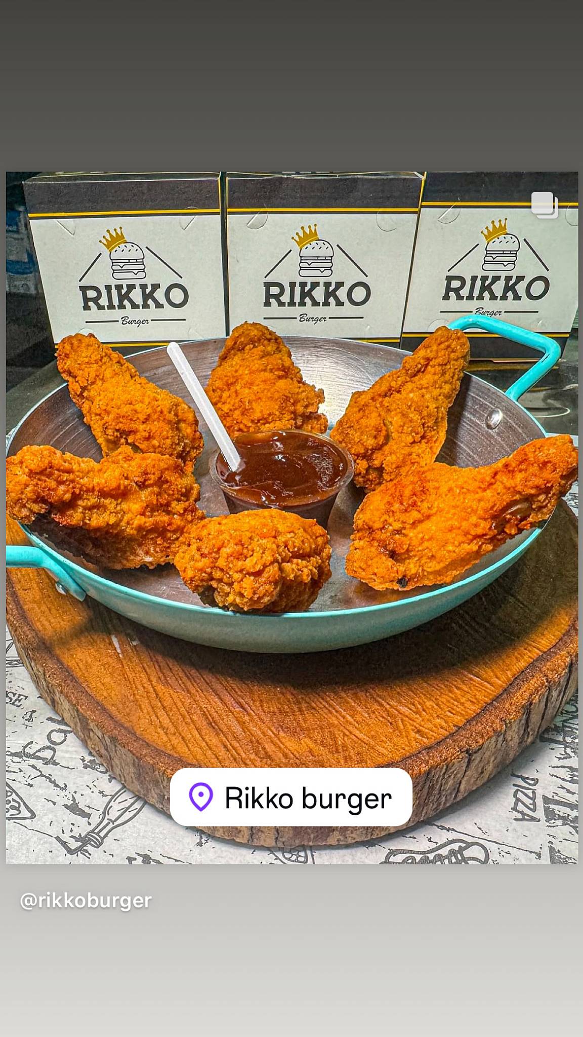 Rikko Burger cardápio
