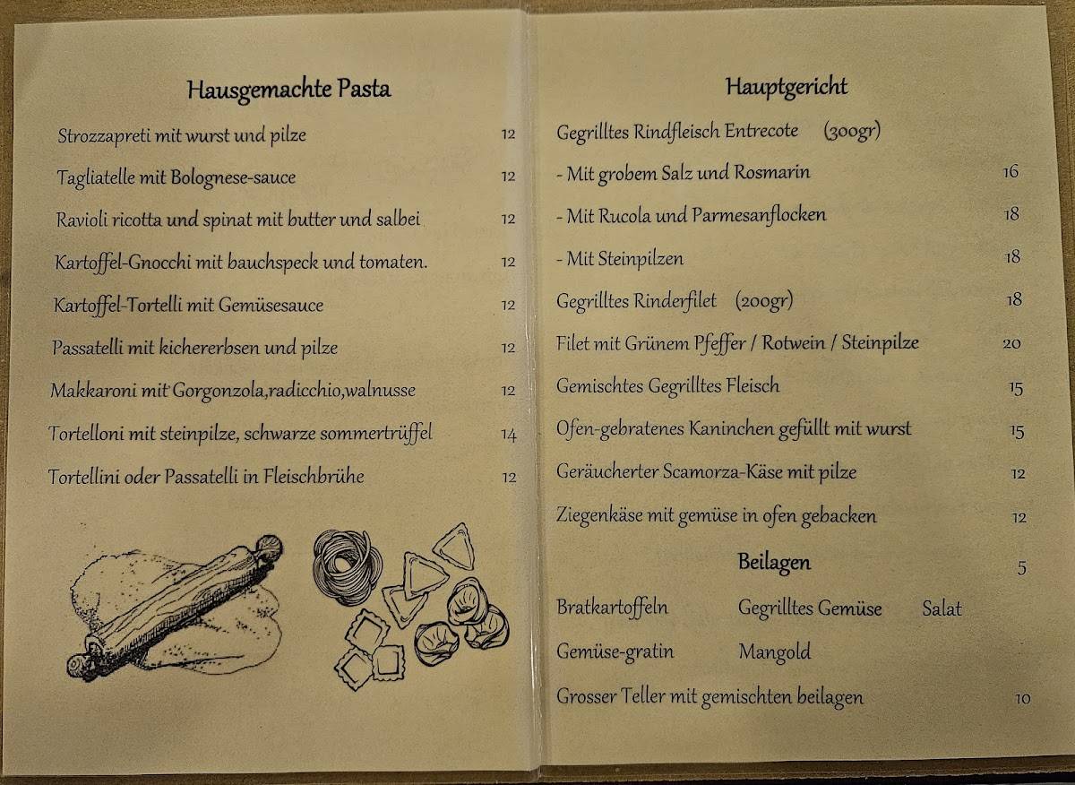 Menu di Osteria Pappa e Ciccia 