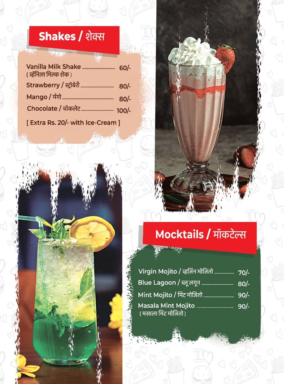 Rina ki Rasoi menu