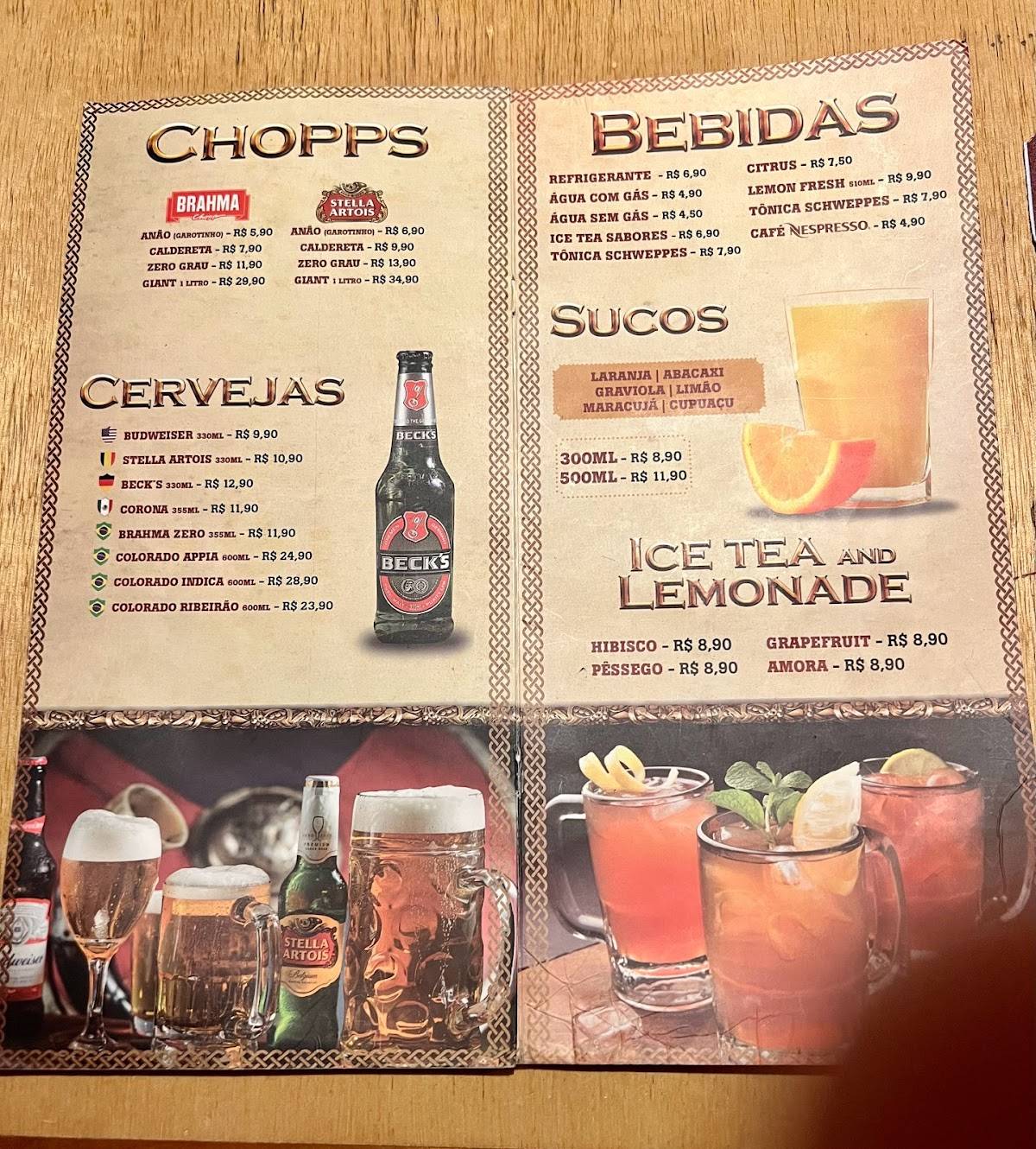 Vikings Steak & Sandwiches - Nova América cardápio