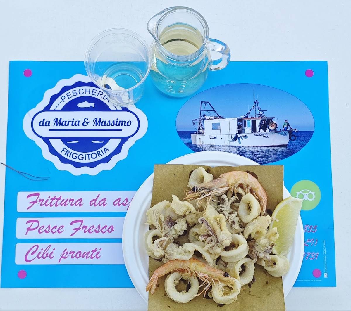 Menu di Pescheria da Maria e Massimo 