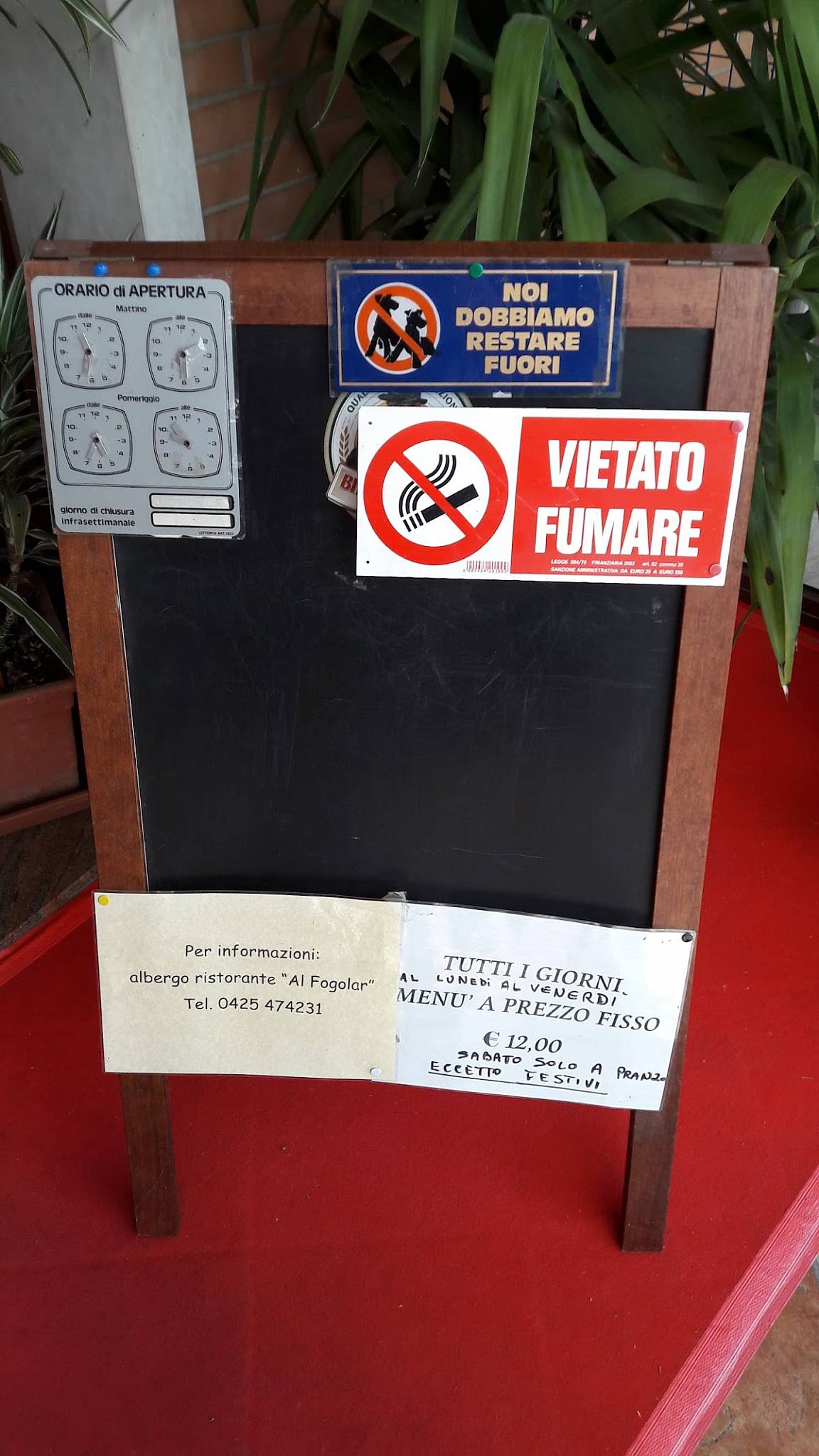 Menu di Ristorante - Al Fogolar 