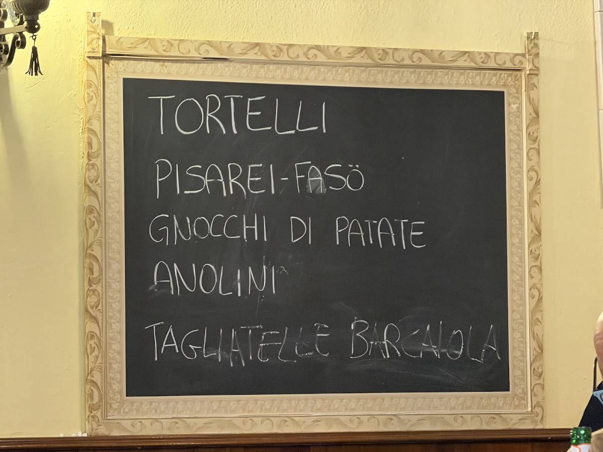 Menu di Ristorante Barca 