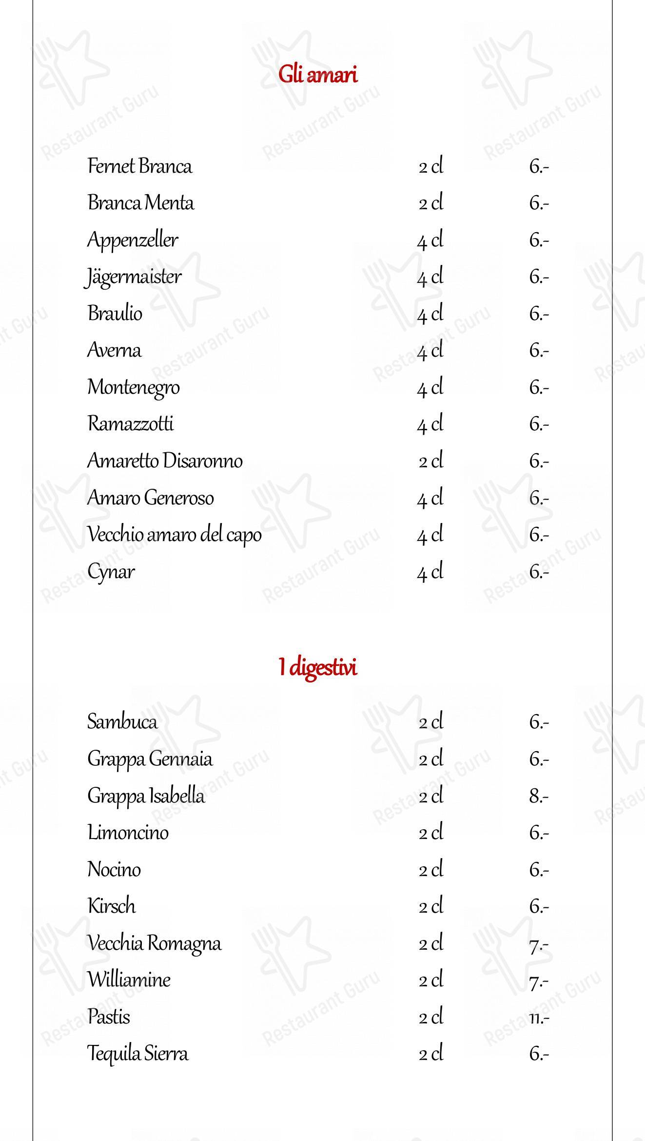 Основное меню per Ristorante Casa del Popolo in Bellinzona