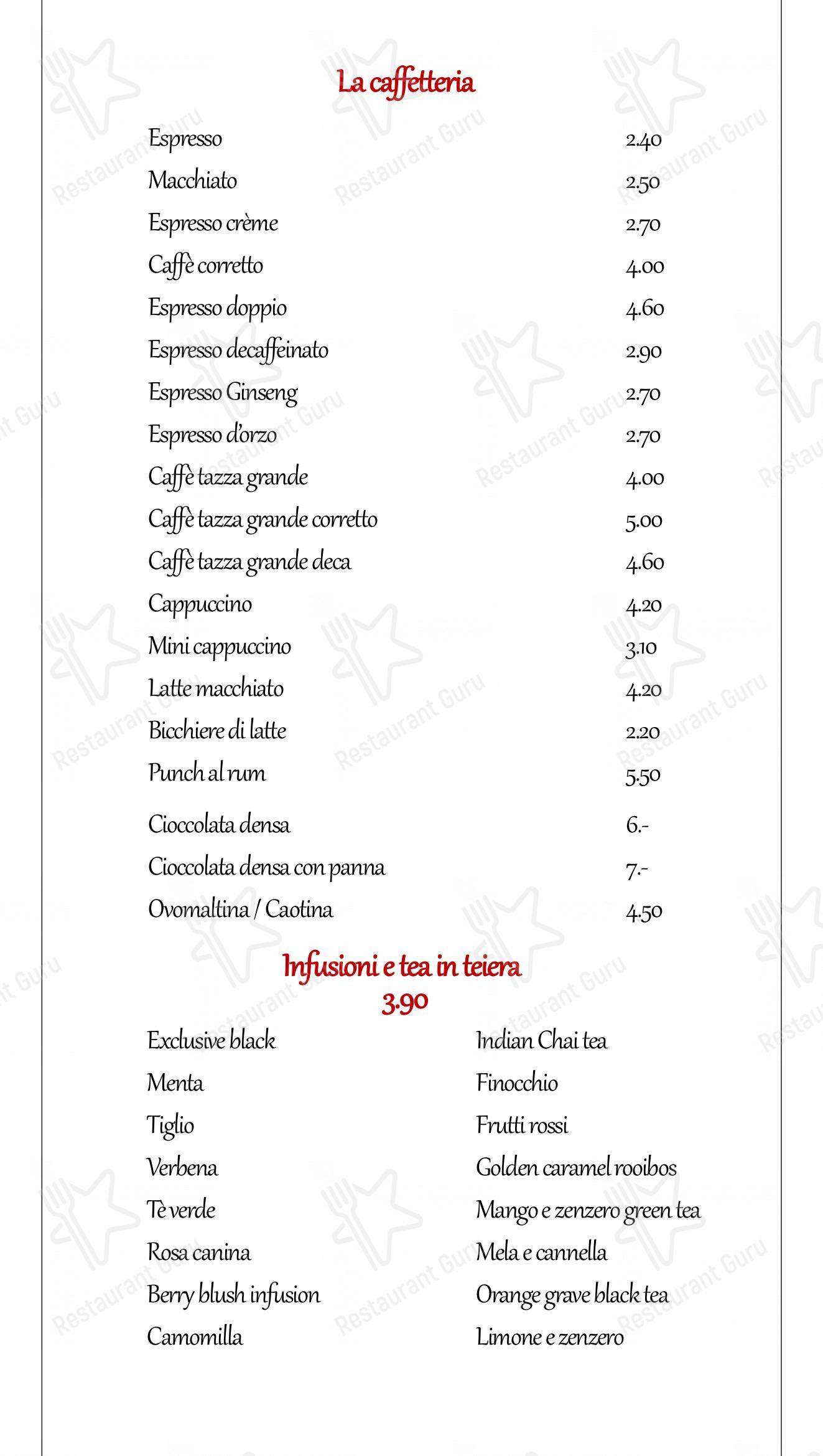 Основное меню per Ristorante Casa del Popolo ristorante