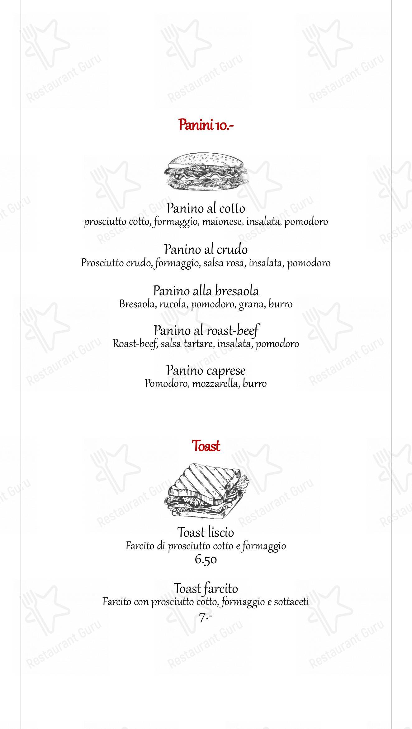 Ristorante Casa del Popolo in Bellinzona - Основное меню