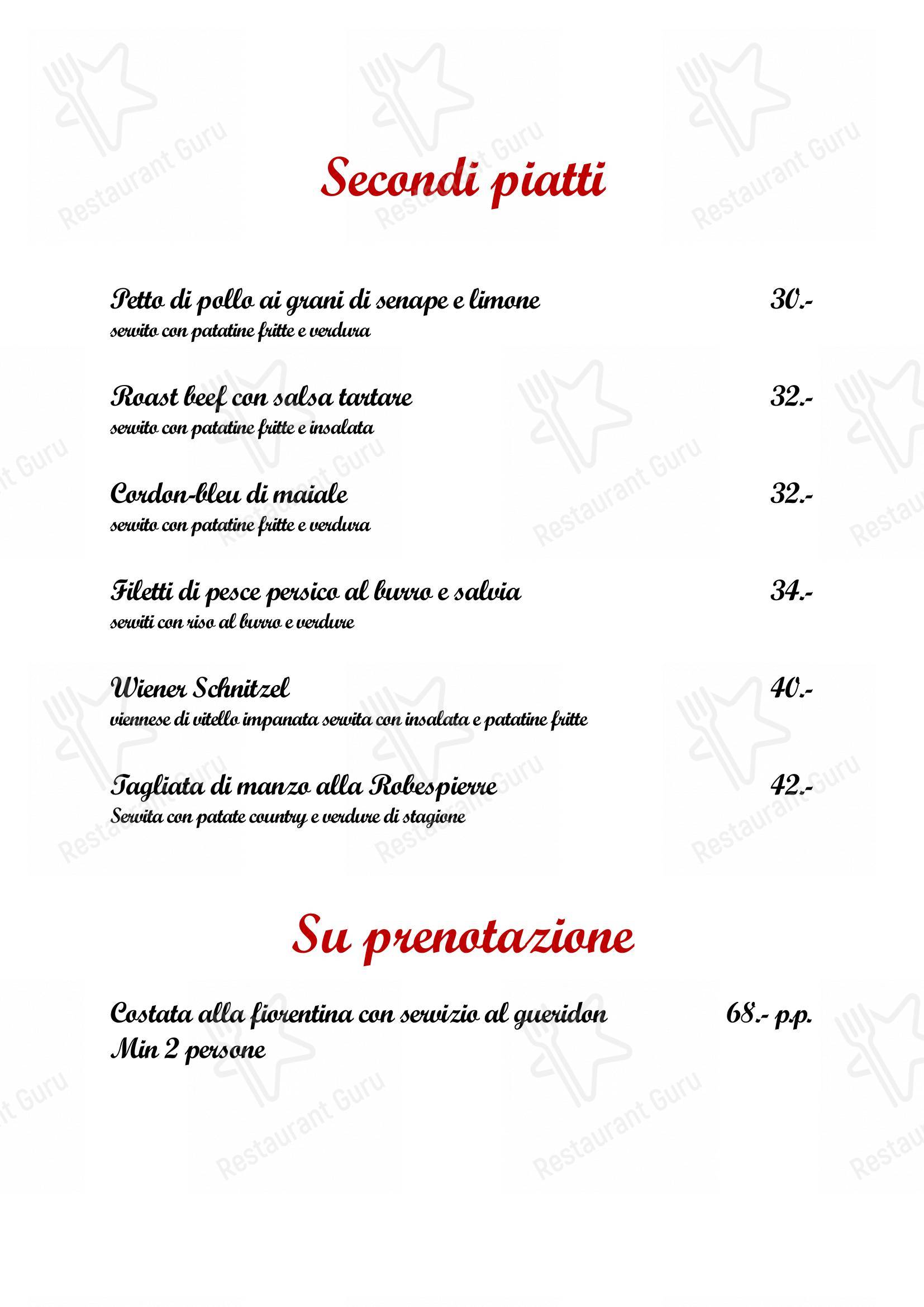 Menu per Ristorante Casa del Popolo ristorante