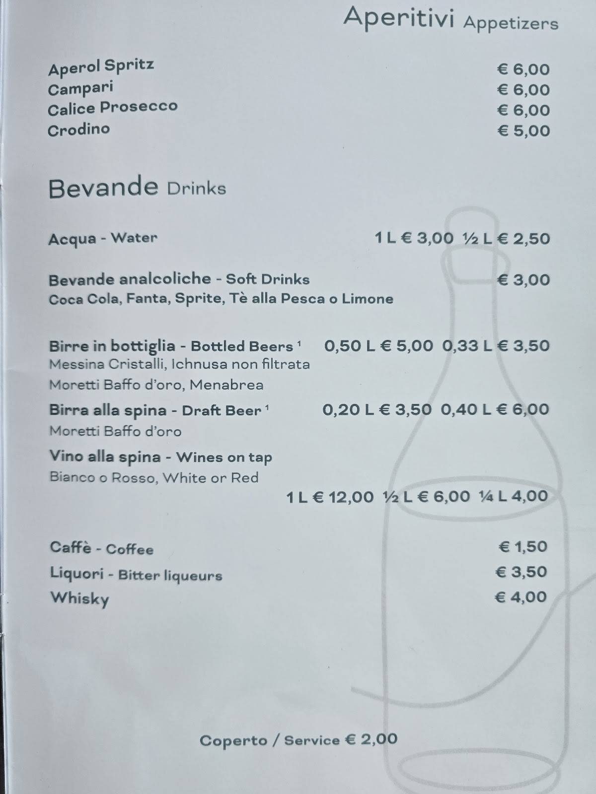 Menu di Ristorante Ebramo 