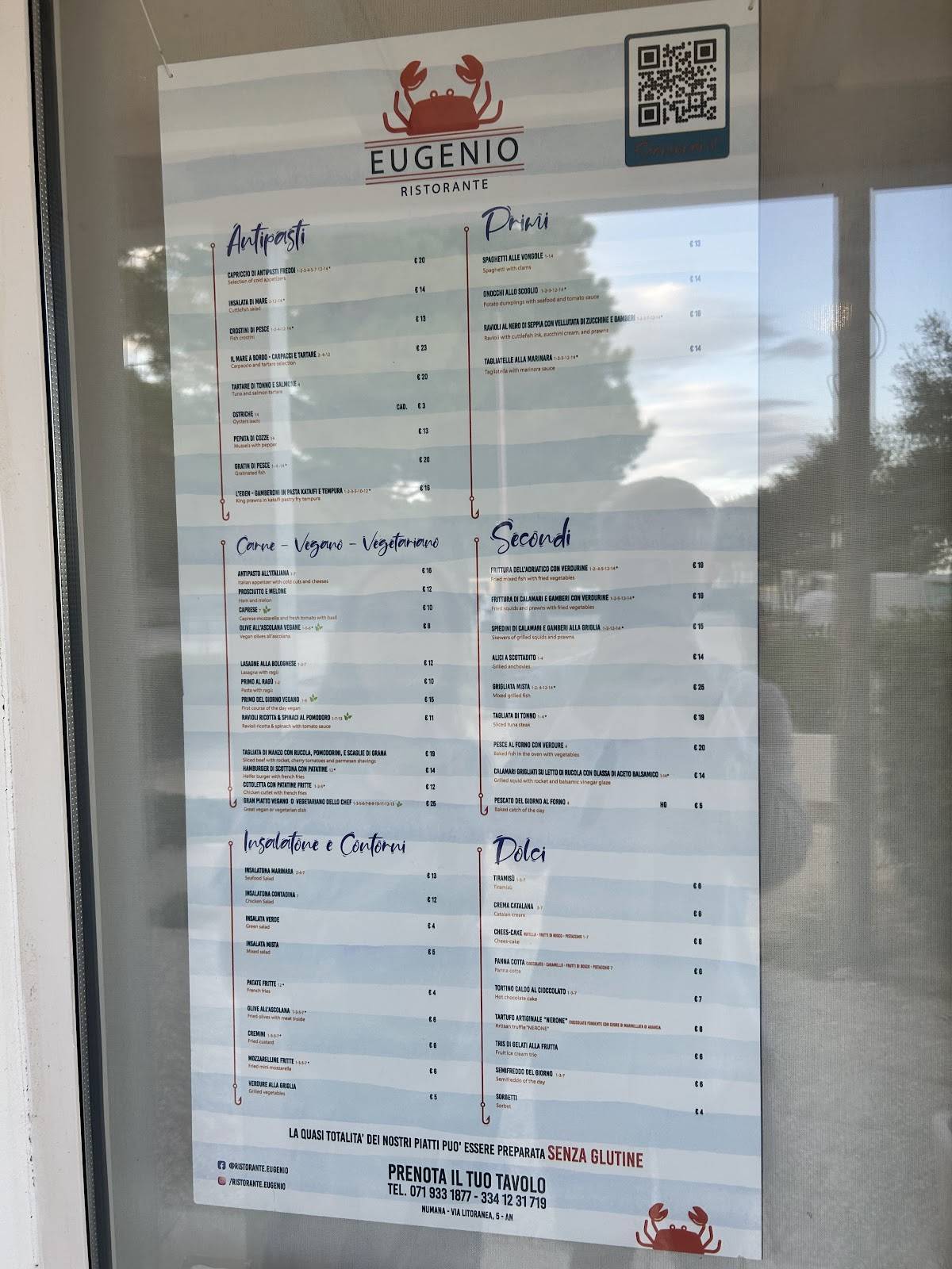 Menu di Ristorante Eugenio 