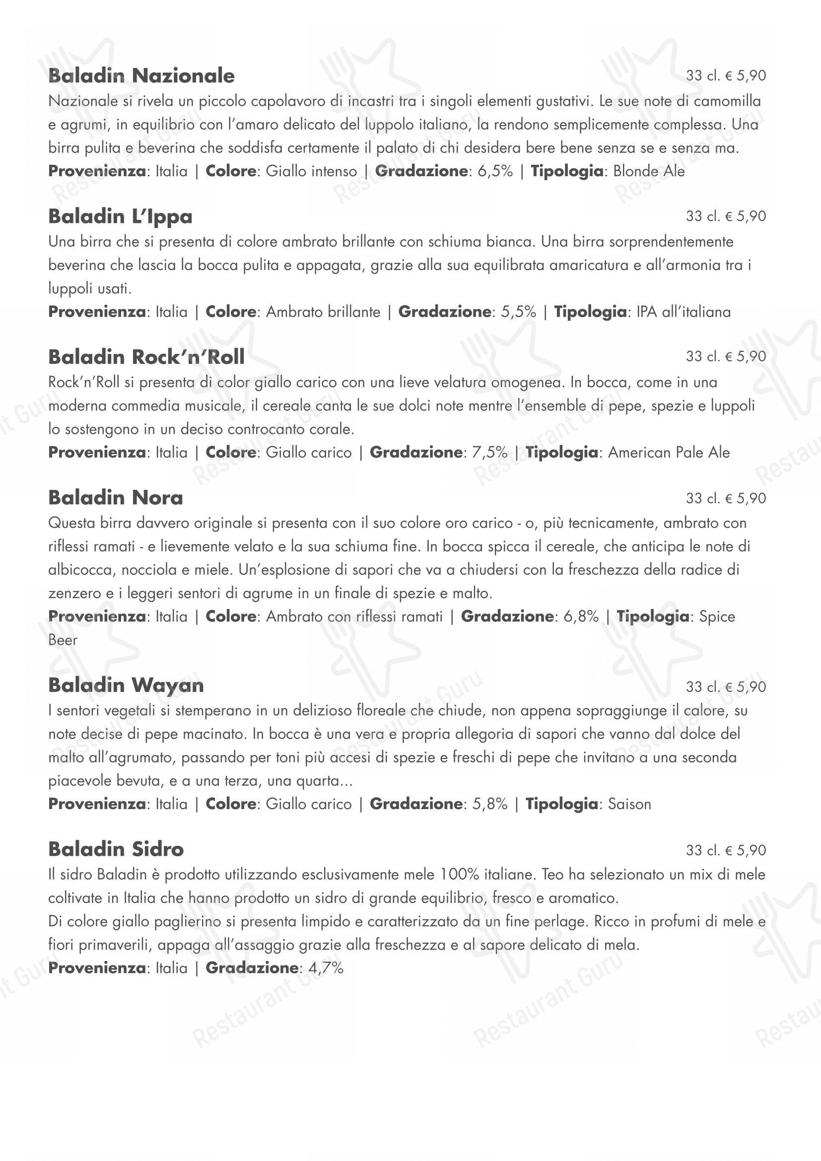 Ristorante Halloween in Genova - 菜单